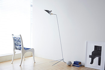 「LAMPADAIRE 1 LUMIÈRE Silver」