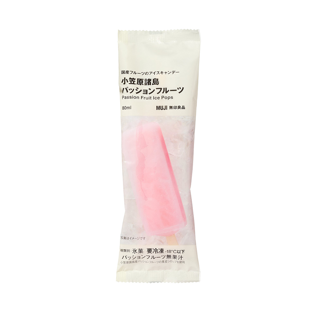 国産フルーツのアイスキャンデー 小笠原諸島パッションフルーツ