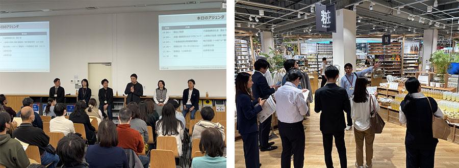 株主MTGや橿原店舗見学会の様子