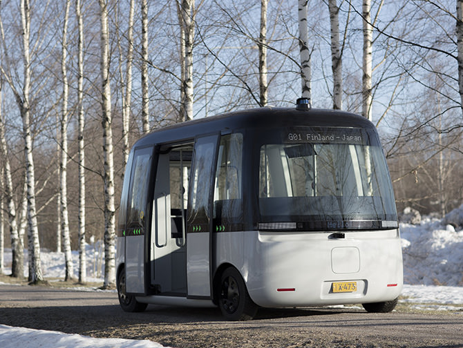 全天候型自動運転バス「GACHA」へのデザイン提供